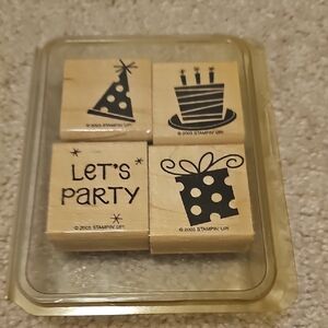 Stampin' Up! Brown Party Decorations Stamp Set